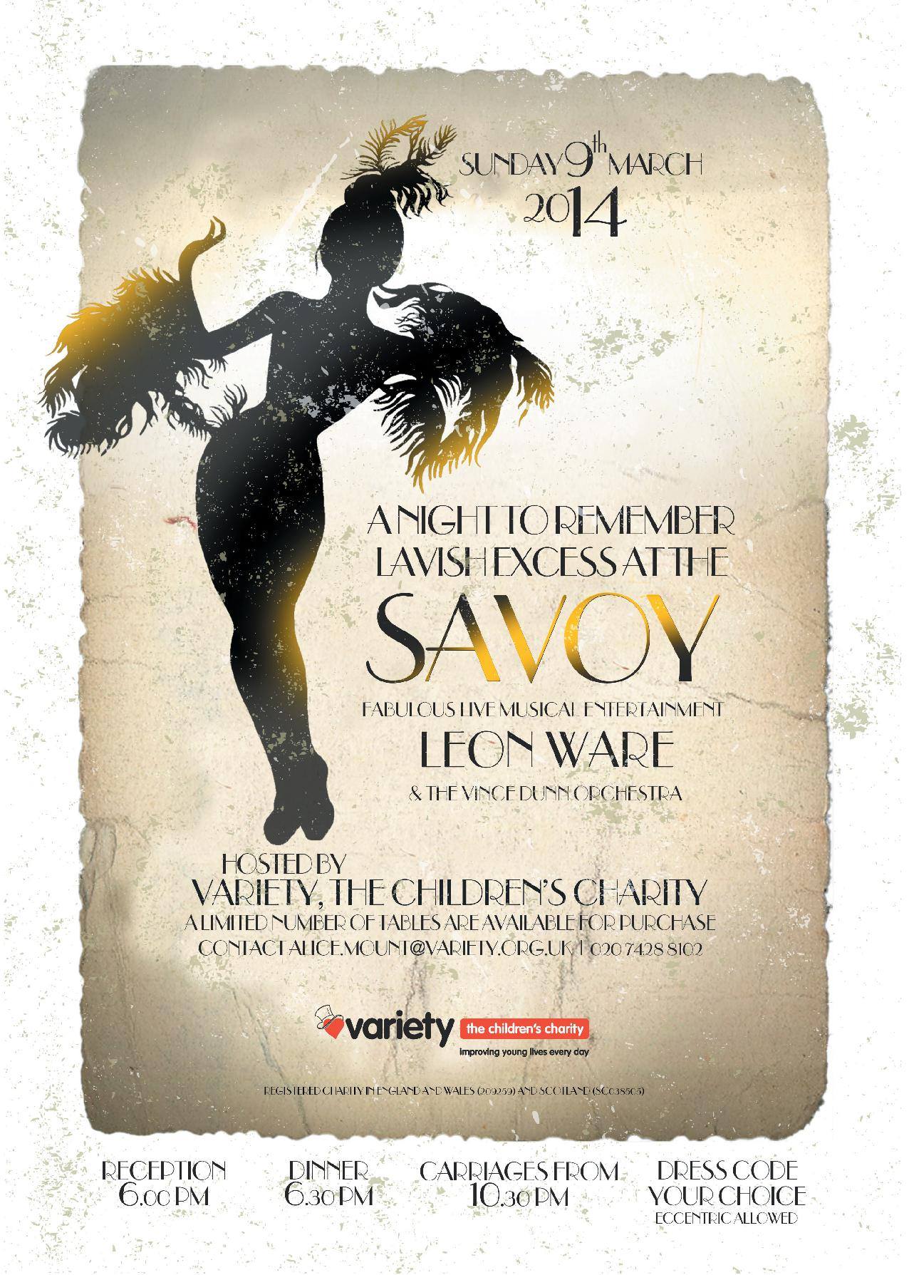 A NIGHT OF LAVISH EXCESS AT THE SAVOY